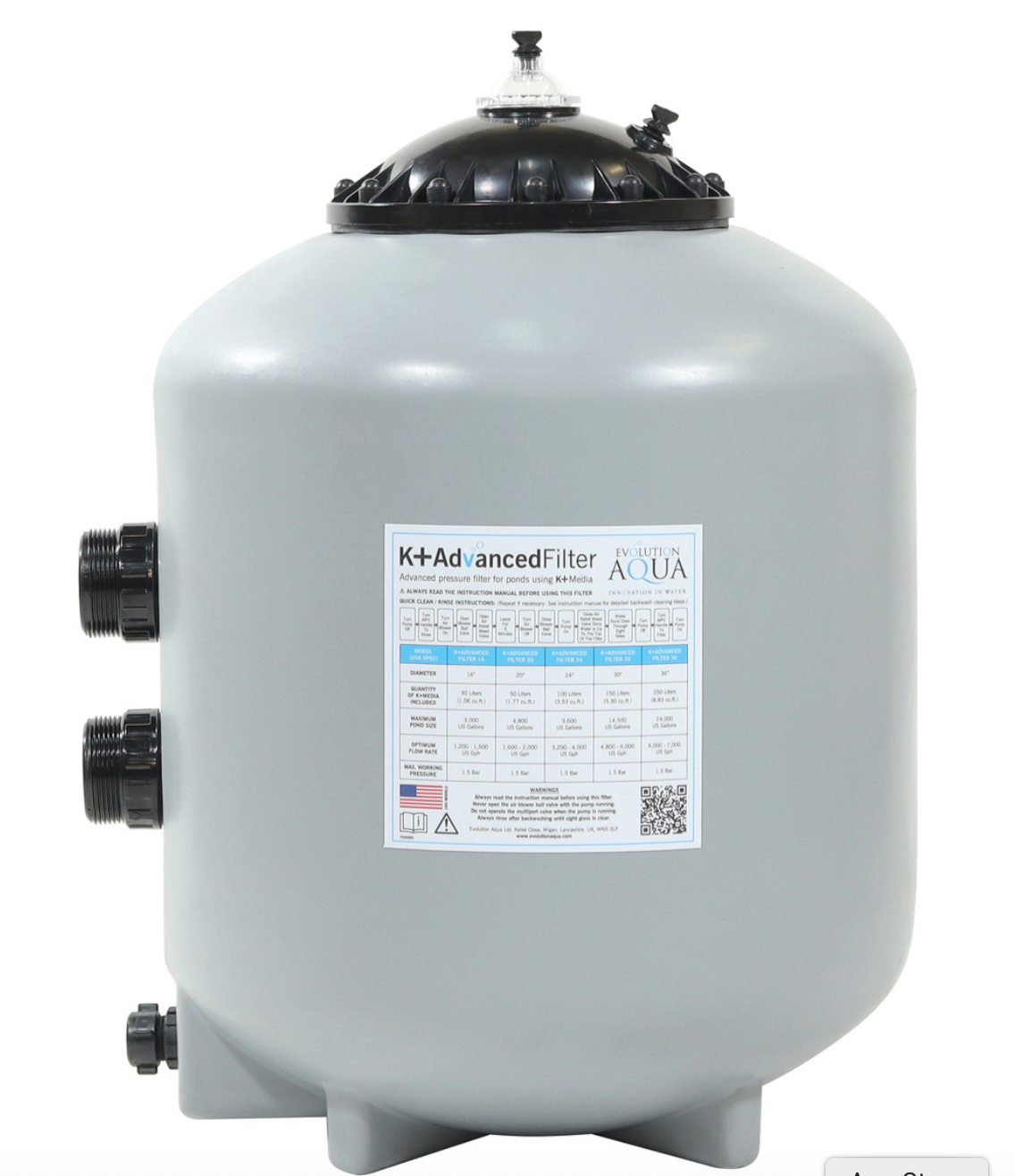 Evolution Aqua K+ Advanced Pressure Filter 4800